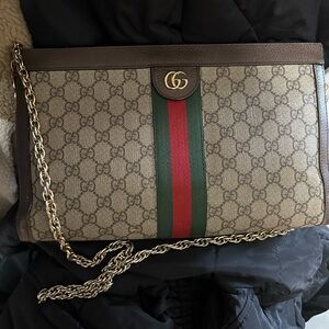 Gucci Ophidia medium Beige and Brown Shoulder or cross body Bag